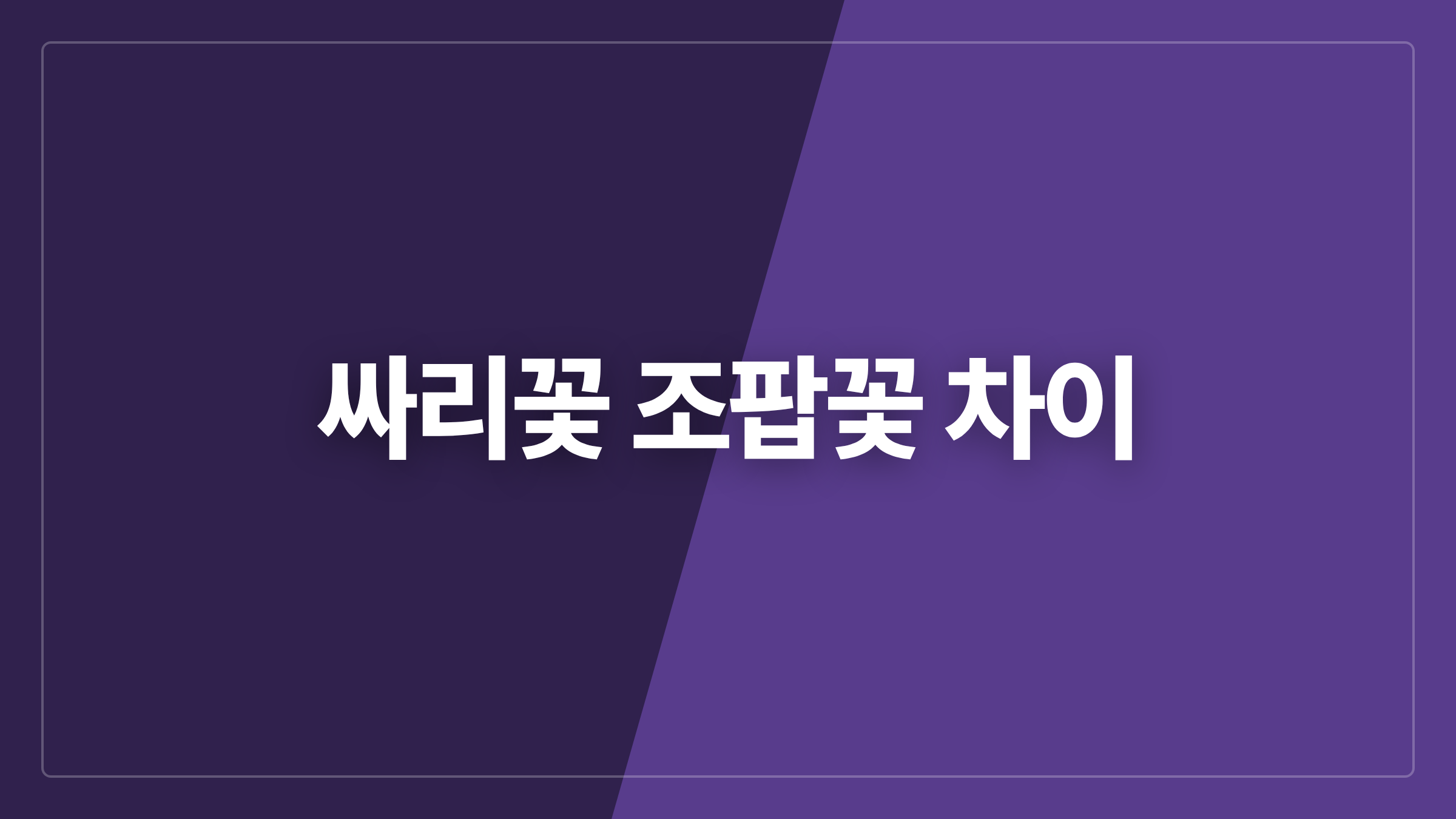 featured 733 thumbcard 싸리꽃 조팝꽃 차이
